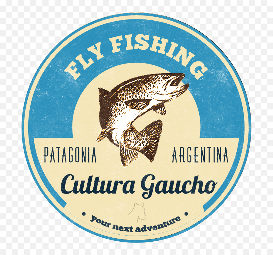 Download Fly Fishing In Pagagonia - Label Png,Fishing Logos