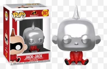 Incredibles 2 - Jackjack Chrome Us Exclusive Pop Vinyl Figure Incredibles 2 Funko Pop Jack Jack Png,Jack Jack Png