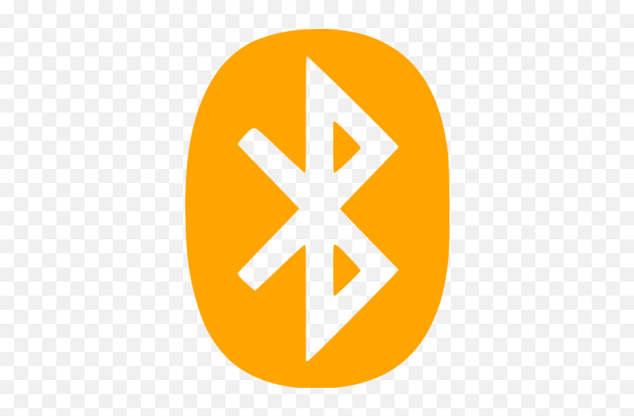 Orange Bluetooth Icon - Number 3 In Yellow Circle Png,Bluetooth Icon Png