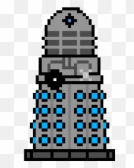 Download Pixel - Dalek Pixel Art Png,Dalek Png