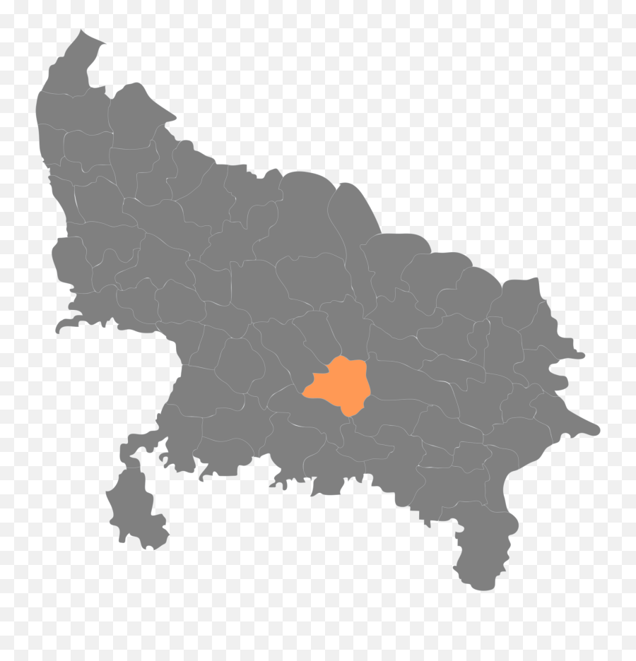 India Map Blank Png - Blank Map Of Uttar Pradesh,India Map Png