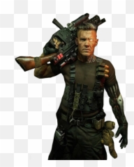 Brolin Josh Mercenary Figurine Hq Png - Cable Deadpool 2 Hd