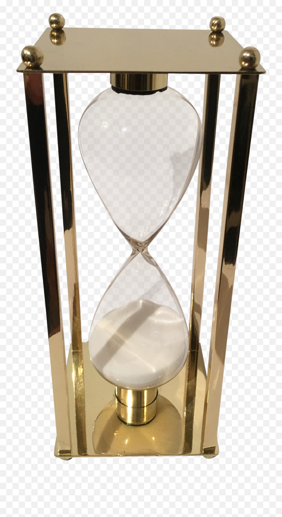 Traditional Brass Frame Hourglass - Brass Png,Hourglass Transparent