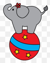 Download Circus Elephant Cliparts - png
