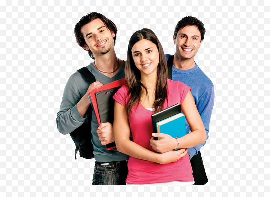 Indian College Students With Books - Student With Book Png,College Students Png