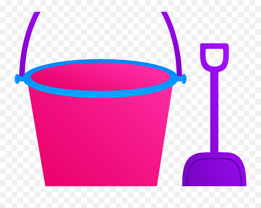 Sand Castle Clipart Clip Art - Bucket And Spade Clipart Pail Clipart Png,Spade Png