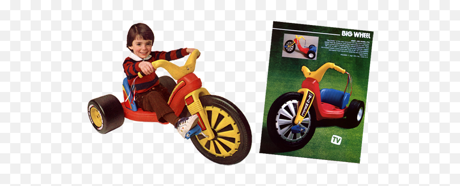 Big Wheel National Toy Hall Of Fame - Big Wheel Kid Png,Tricycle Png