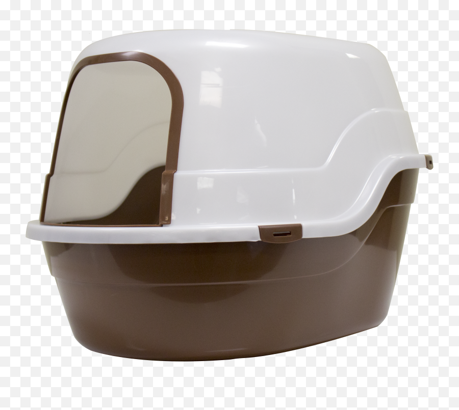 Cat Litter Pan With Hood And Door Trim U2013 Brown Gardner Pet - Chocolate Png,Litter Png