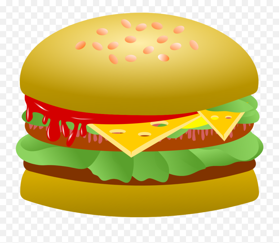 Filehamburgersvg - Wikimedia Commons Pizza Burger Clipart Png,Hamburger Png