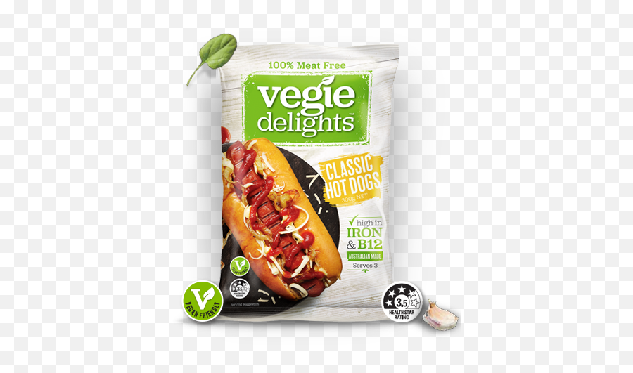 Download Health Star Rating - Vegie Delights Hot Dogs Full Veggie Delights Mince Png,Hot Dogs Png