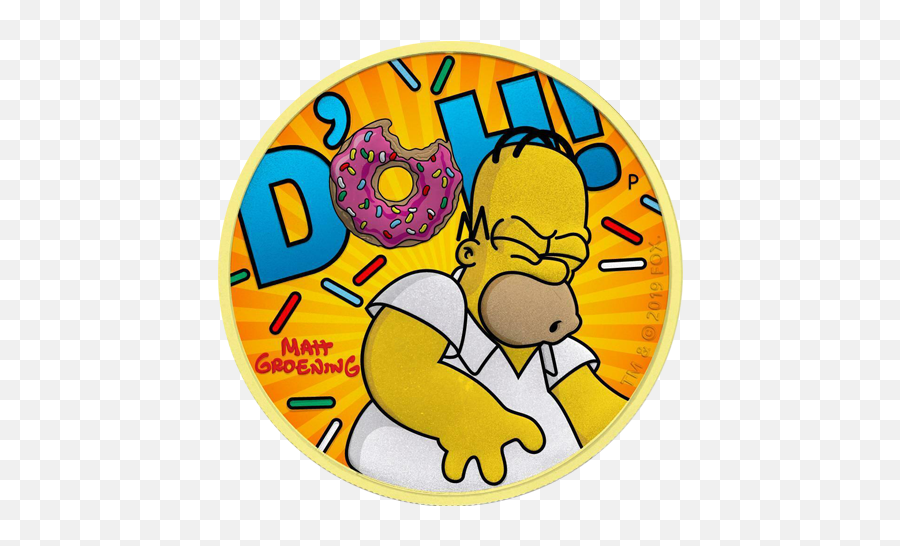 Homer Simpson - Coins By Collections Dollar Simpson Png,Homer Simpson Transparent
