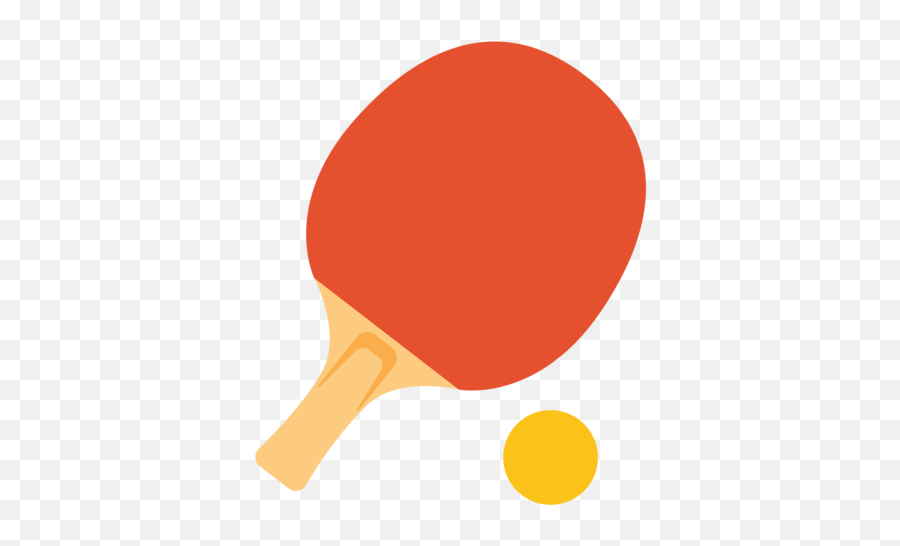 Ping Pong Emoji - Table Tennis Racket Emoji Png,Ping Pong Png