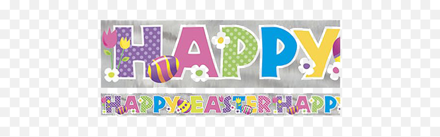 Easter Banner Png Transparent Background - Party Supply,Banner Transparent Background