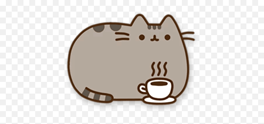 Download Coffee Cup Carnivoran Pusheen Cat Mug Hq Png Image - Pusheen Gif,Coffee Mug Png