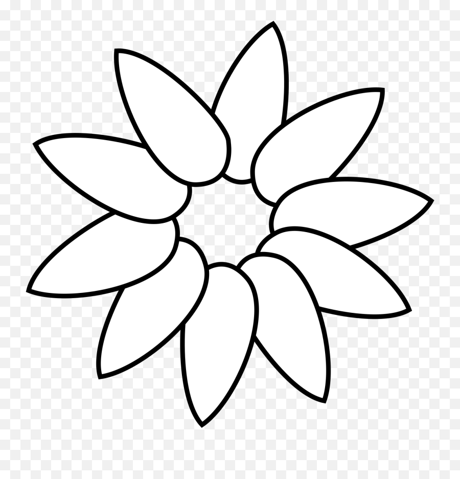 First Layer Flower Petals Svg Vector - Reduction Gear Gif Png,Flower Petal Png