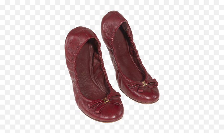 Red Ballet Slippers - Round Toe Png,Ballet Shoes Png