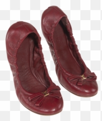 Red Ballet Slippers - Round Toe Png,Ballet Shoes Png