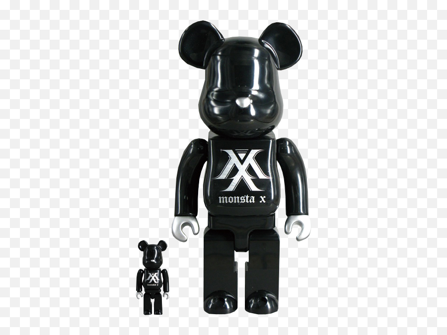 Berbrick Monsta X 100 U0026 400 Collectible Set - Bearbrick Monsta X Png,Monsta X Logo