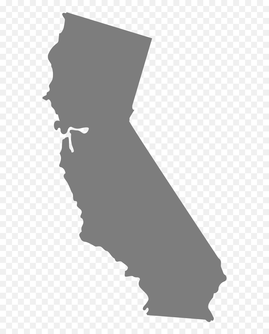 State Computer Icons Clip Art - Silhouette California State Vector Png,California Png