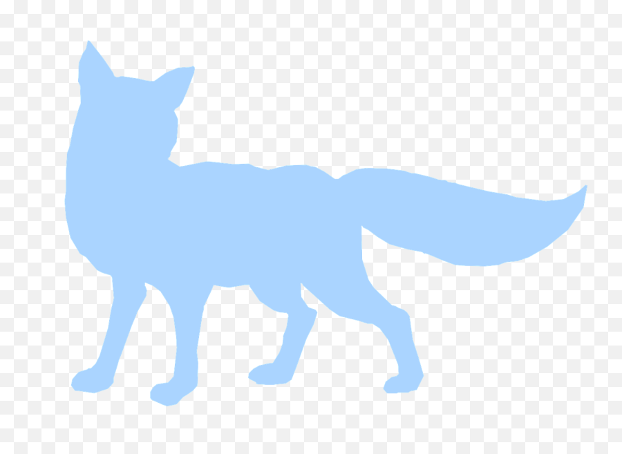 Fox Head Png - Fox Blue Silhouette Art Png Image Bleu Fox Fox,Fox Head Png