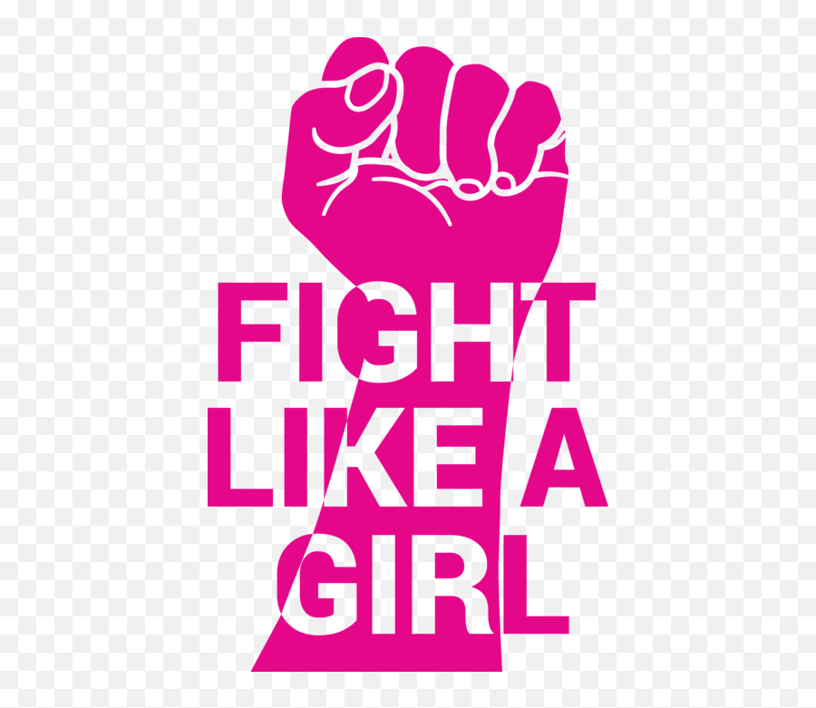 Fight Like A Girl Raised Fist Shower Curtain - Fight Like A Girl Fist Png,Raised Fist Png