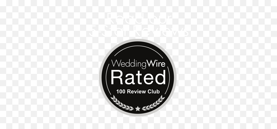 Weddingwire Rated 100 Review Club2 - Wedding Wire Rated Png,Weddingwire Logo