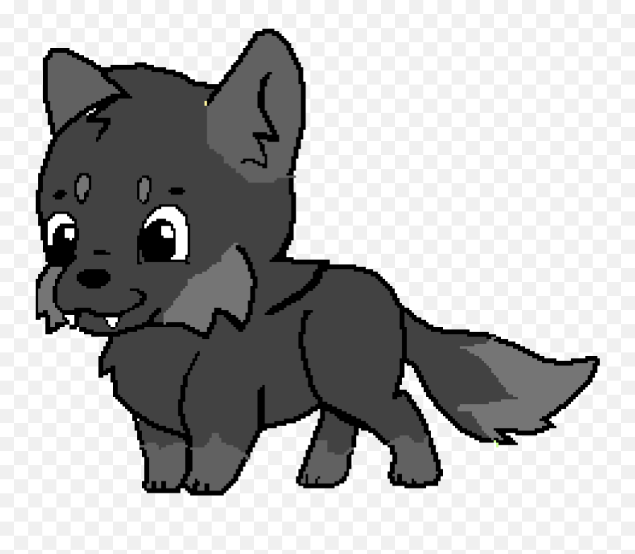 Download Baby Wolf Niko - Transparent Background Cartoon Wolf Png,Wolf Cartoon Png