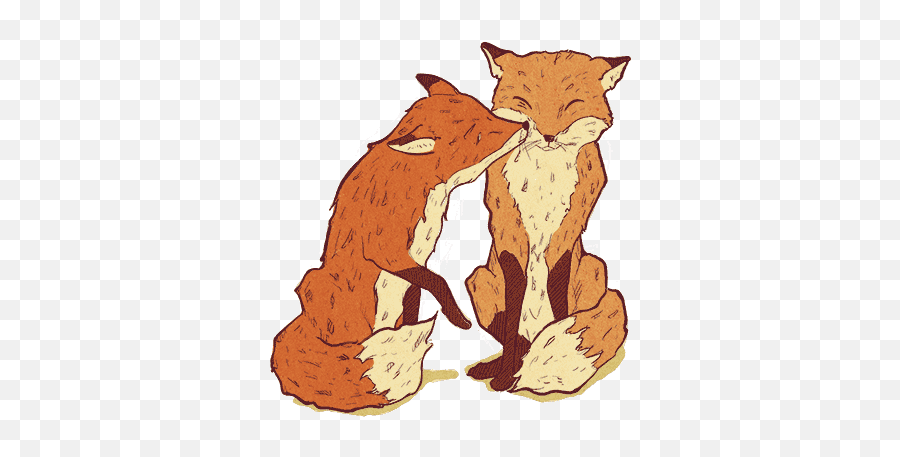 Cute Fox Gif Tumblr Art - Cute Fox Gif Transparent Png,Fox Transparent