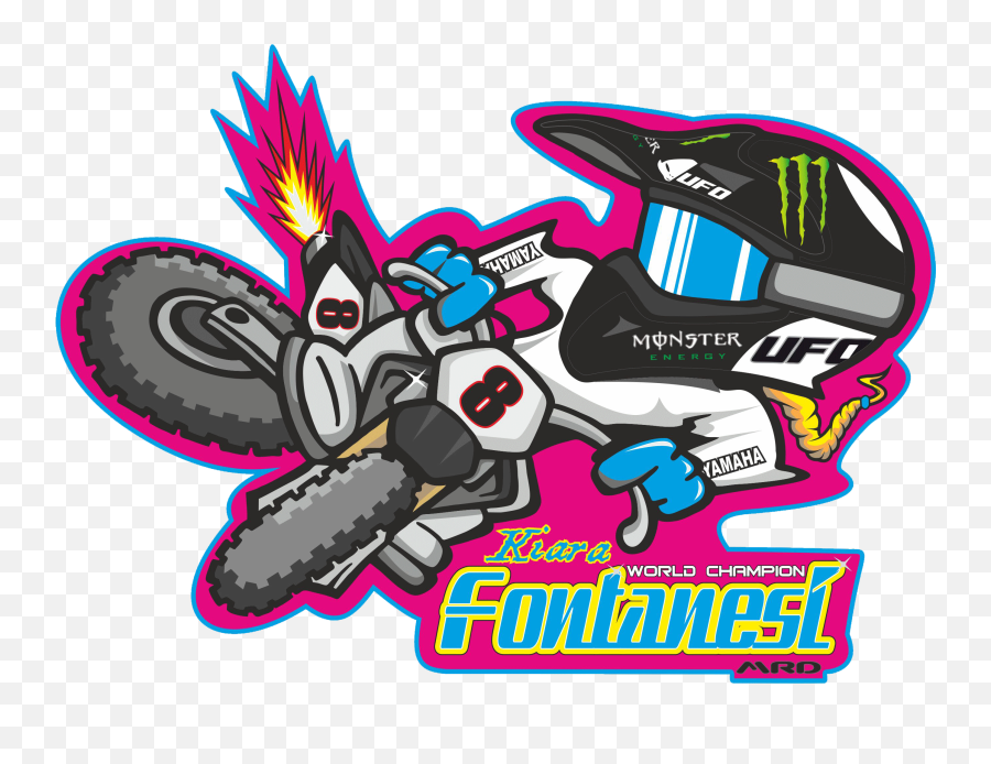 Logo Motocross Gif - Clipart Best Kiara Fontanesi Logo Png,Moto Cross Logo