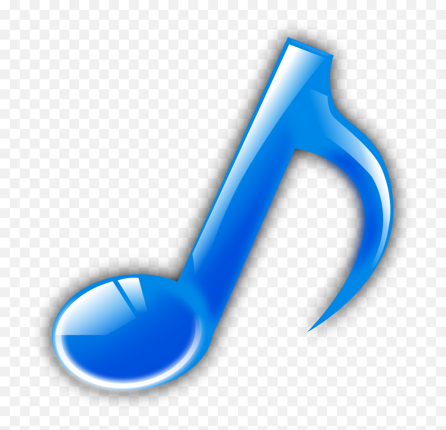 Download Free Png Note Icon - Dlpngcom Notas Musicales De Color Azul,Music Note Icon Png