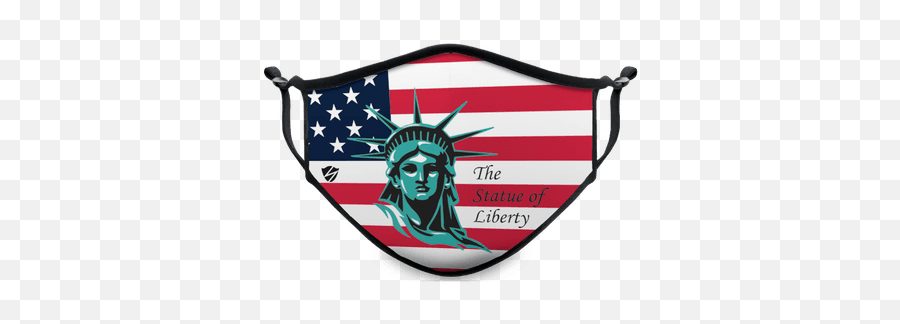 Statue Of Liberty Face Mask Buy - Space Mask For Kids Png,Statue Of Liberty Logo
