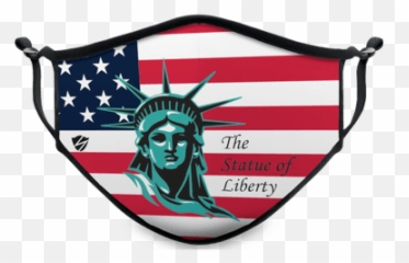 Statue Of Liberty Face Mask Buy - Space For Kids png
