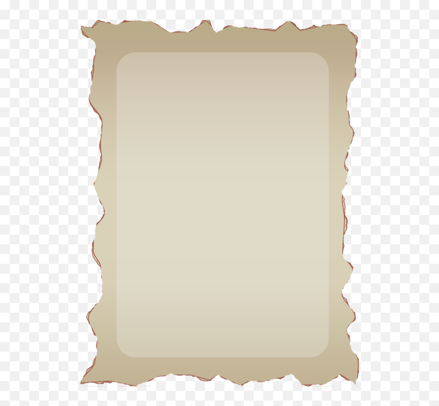 Picture Frame Paper Border Png Clipart - Empty,Scroll Frame Png