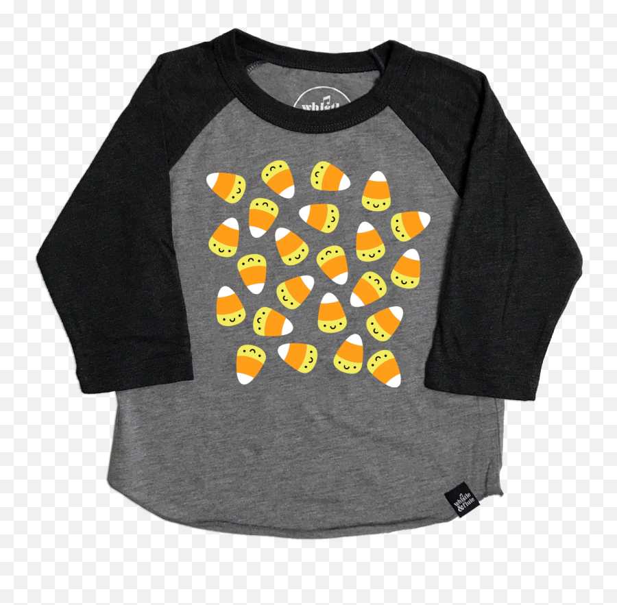 Kawaii Candy Corn Baseball T - Shirt Png,Candy Corn Png