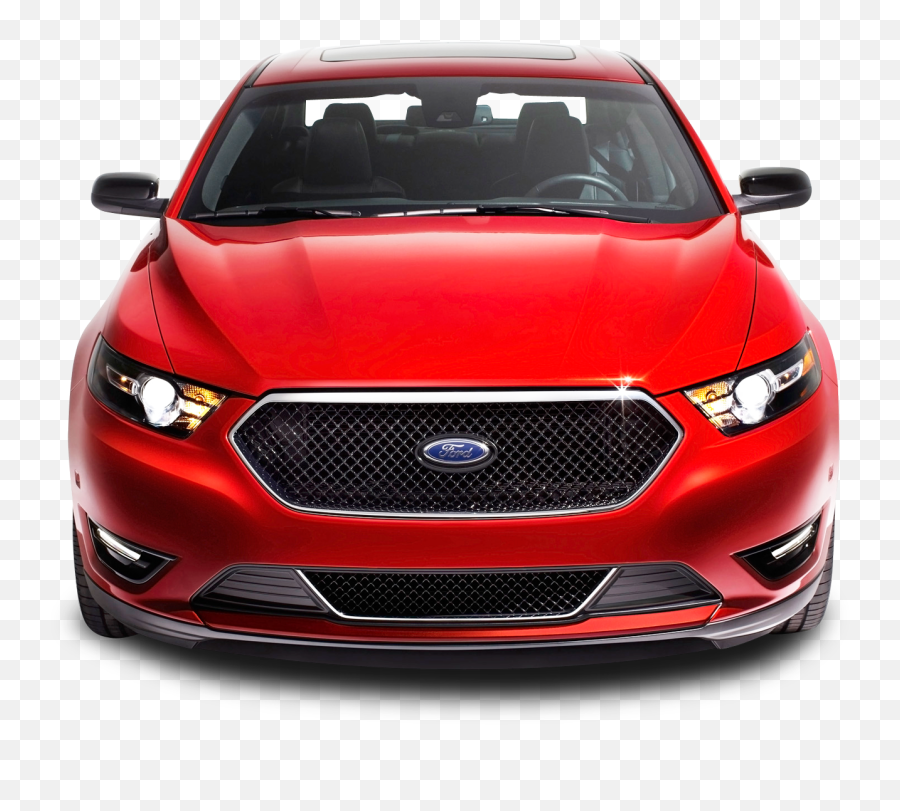 Download Free Png Red Ford Taurus Front Car Image - Front Car,Car Front View Png