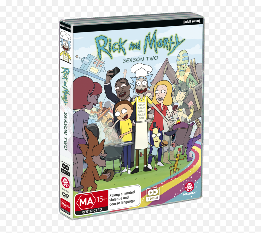 Rick And Morty Season 2 - Dvd Png,Rick And Morty Png