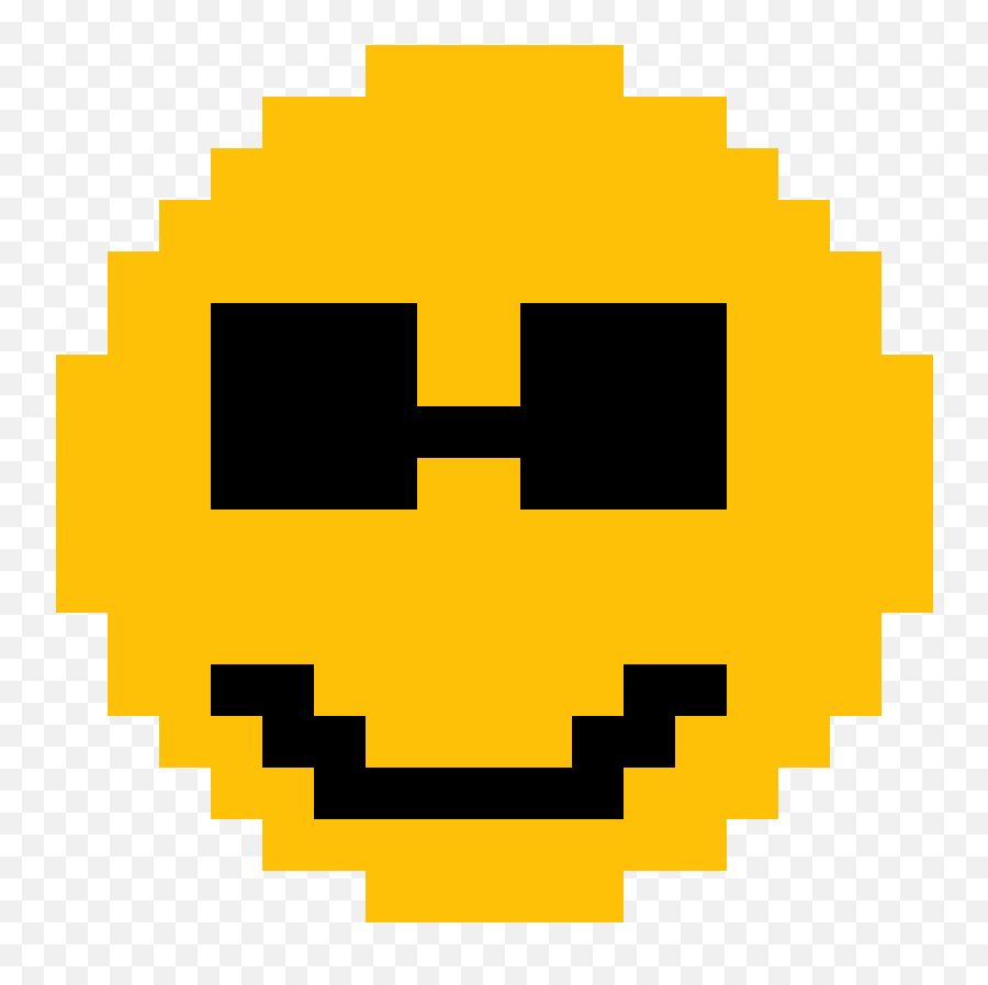 Cool Face Png - Cool Face Emoji Deadpool Logo Pixel Art Deadpool Logo Pixel Art,Emoji Face Png