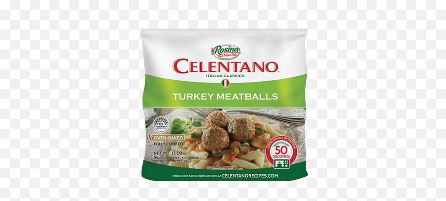 Celentano Turkey Meatballs Rosina Food Products - Celentano Meatballs Png,Meatball Png