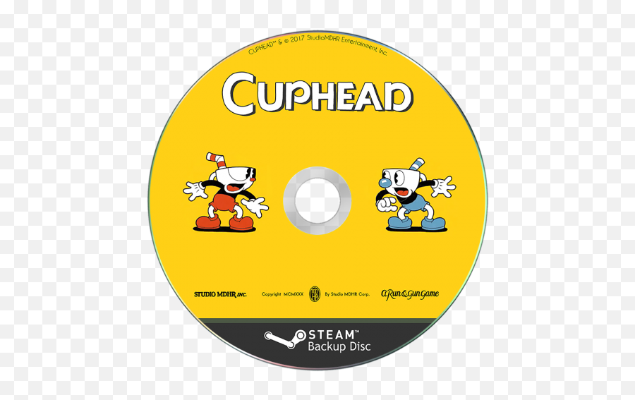 Games Disc Pack - Cuphead Disc Png,Steam Desktop Icon Blank