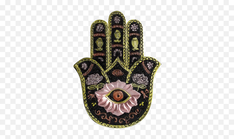 Hamsa Hand Oriental Incense Burner - Decorative Png,What Do The Different Colors Of Weedmaps Icon Colors Mean?