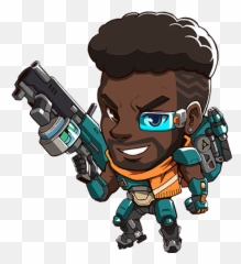 Baptiste - Overwatch Wiki Cute Spray Transparent png