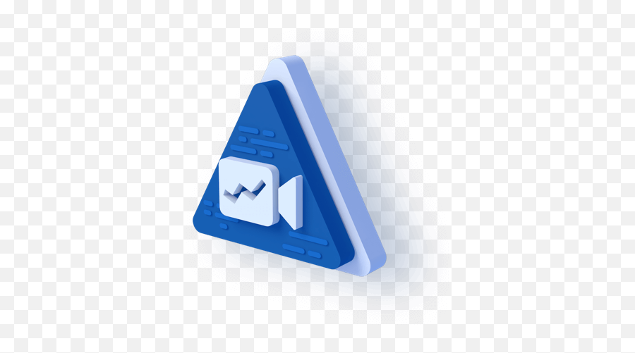 Megvii - Triangle Png,Video Icon Blue Jpg