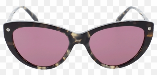 Violet Cat Eye Sunglasses - Alexander Mcqueen png