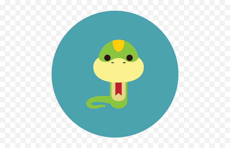 Snake Icon In Infographic Style - Cute Snake Icon Png,Cia Icon