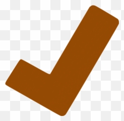 Brown Check Mark Icon - Free Brown Check Mark Icons Cute Checkmark Transparent Background Png,20x20 Icon