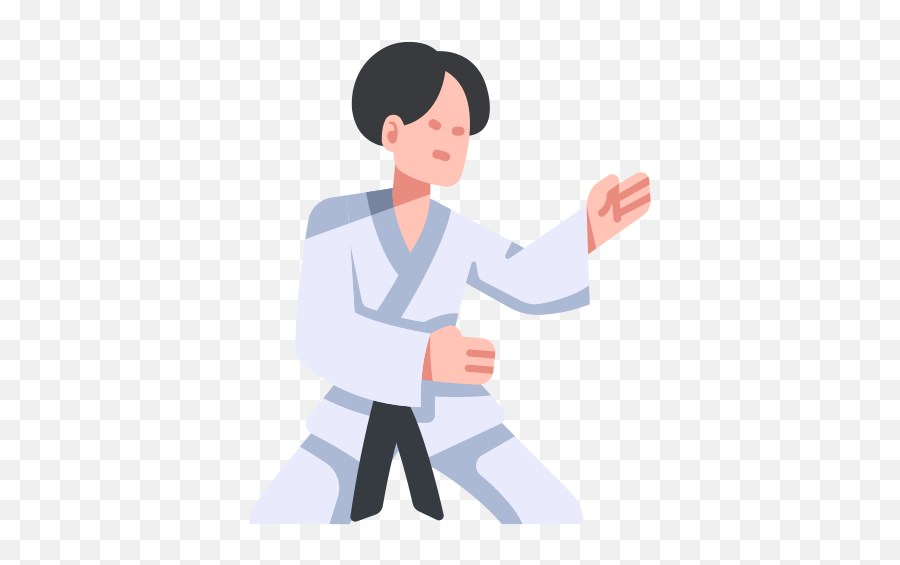 Sport Fighter Karate Martial Exercise Combat Attack - Icon Png,Practice Icon Png