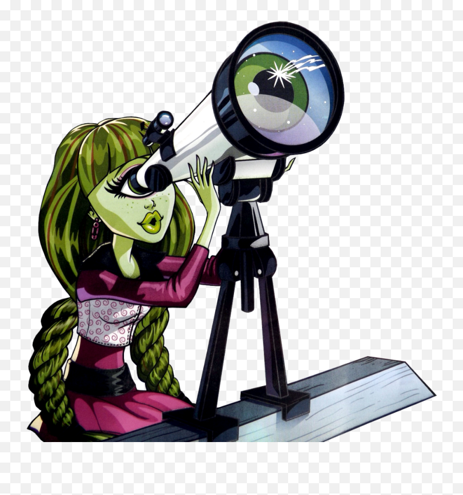 Monster High By Airi In 2021 Art Green Hair - Optical Telescope Png,Cyclops Icon