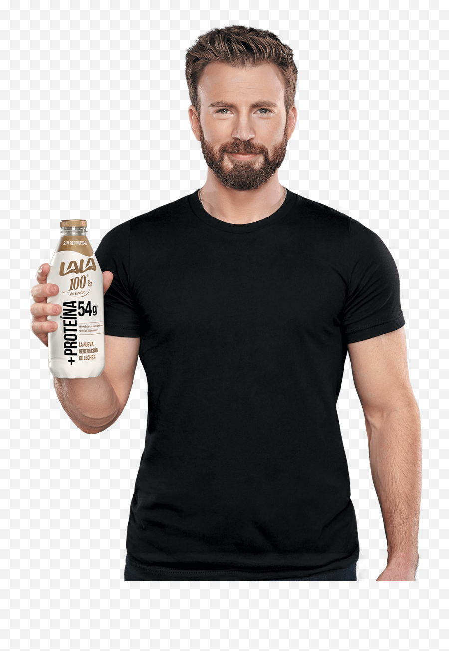 Chris Evans For Lala 100 Campaign - Chris Evans Leche Lala Png,Chris Evans Png