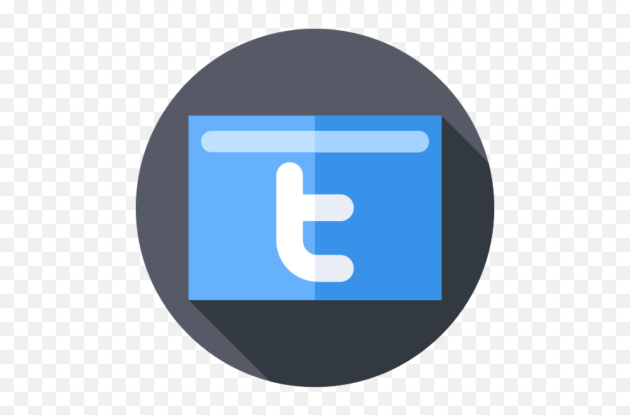 Twitter - Free Social Icons Vertical Png,T Icon