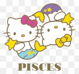 Hello Kitty Zodiac Pisces Puzzle For Sale By Arwyn Romy - Transparent Logo png